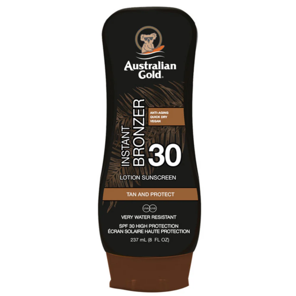 Australian Gold Instant Bronzer Lotion Sunscreen SPF30 237 ml