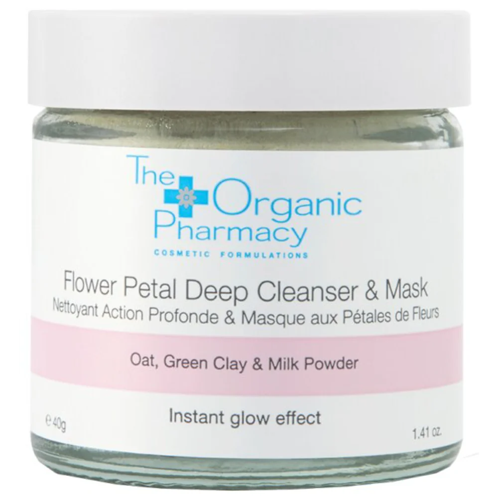 The Organic Pharmacy Flower Petal Deep Cleanser & Mask 40 g