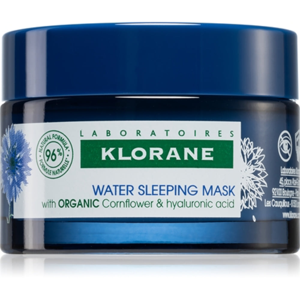 Klorane Water Sleeping Mask - Cornflower & Hyaluronic Acid