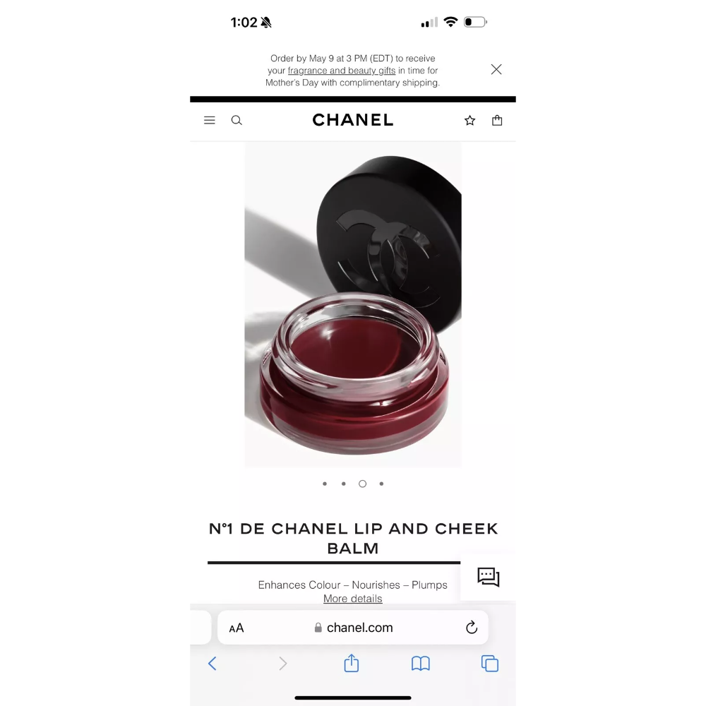 Chanel No 1 Revitalizing Lip And Cheek Balm