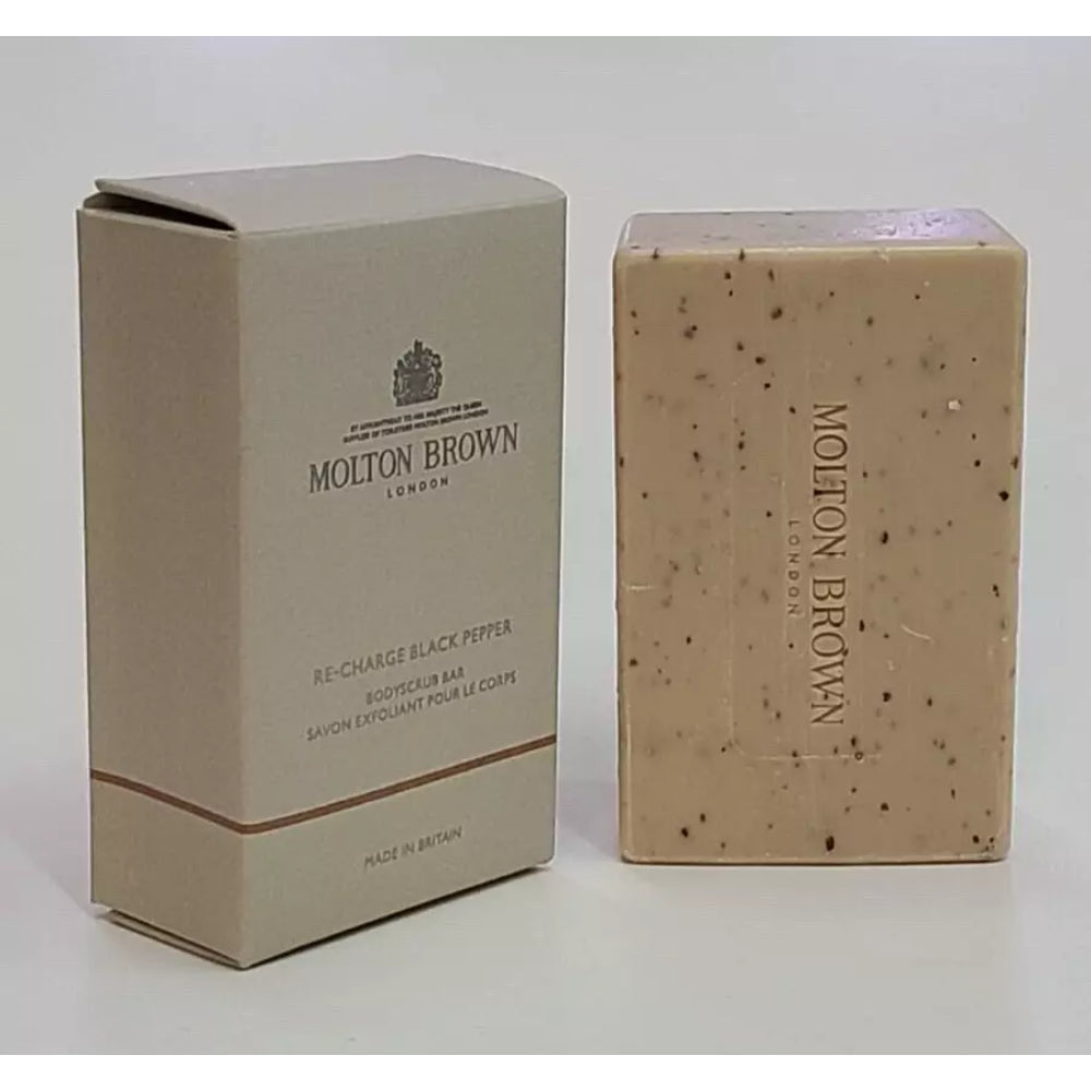 M.Brown Re-Charge Black Pepper Bodyscrub Bar