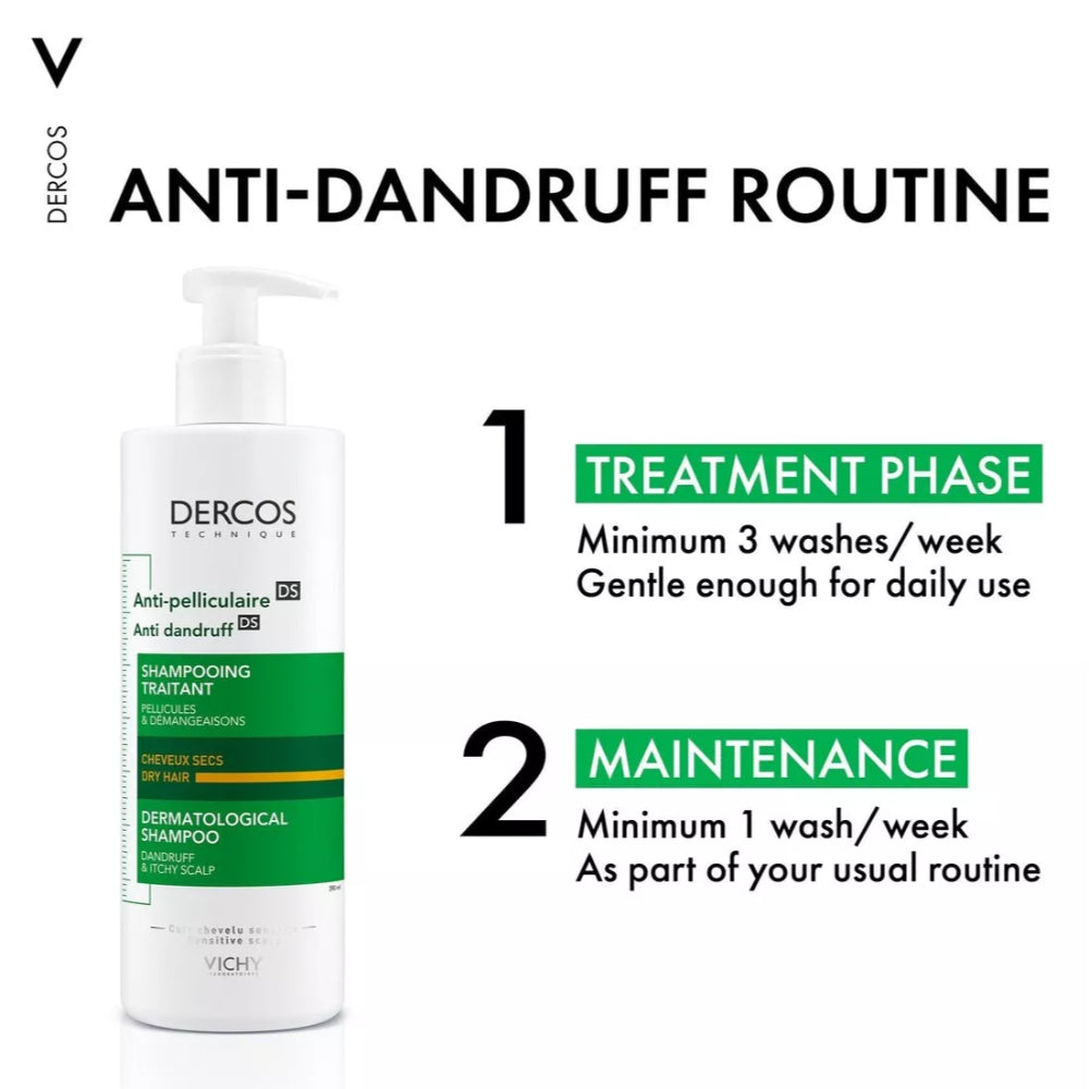 Vichy Dercos Anti-Dandruff Treatment Shampoo